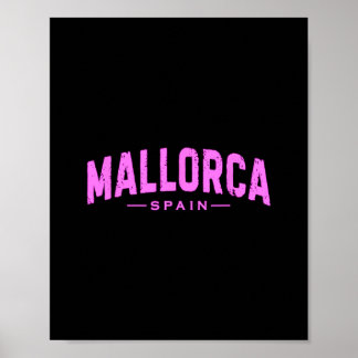 Mallorca Spain Balearic Islands Vacation Summer Be Poster