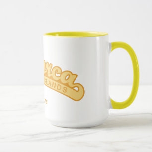 MALLORCA Spain custom monogram mugs