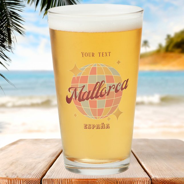 Mallorca Spain holiday party souvenir beer Glass (Creator Uploaded)