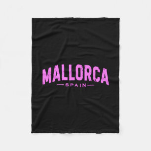 Mallorca Spain Learic Islands Vacation Summer Beac Fleece Blanket