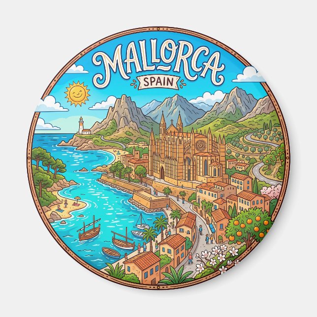 Mallorca Spain Magnet (Front)