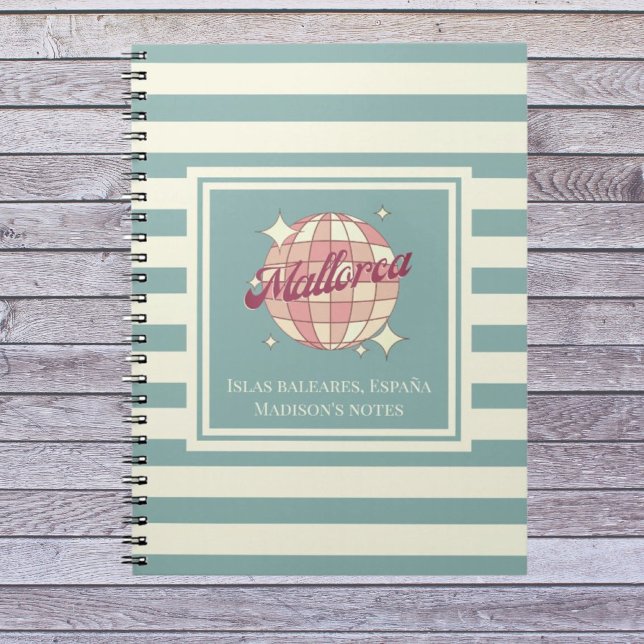 Mallorca Spain Majorca summer holiday  Notebook (Creator Uploaded)