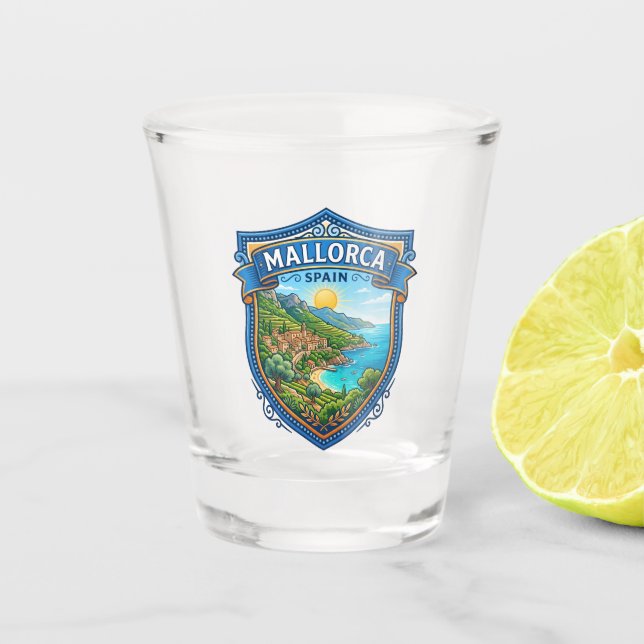 Mallorca Spain Shot Glass (Front)