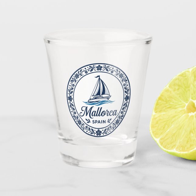 Mallorca Spain Shot Glass (Front)