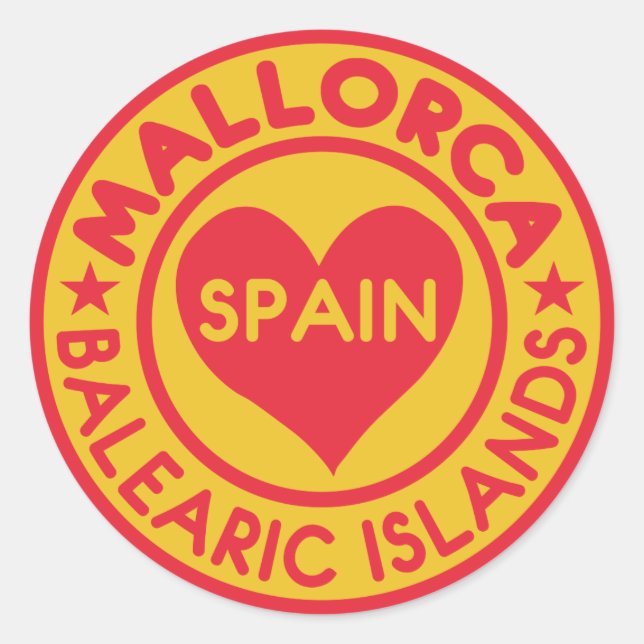 Mallorca Spain stickers (Front)