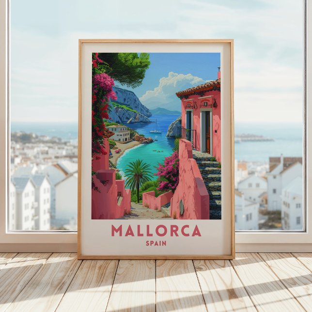 Mallorca Spain Travel Print Poster Wall Art (Creator Uploaded)