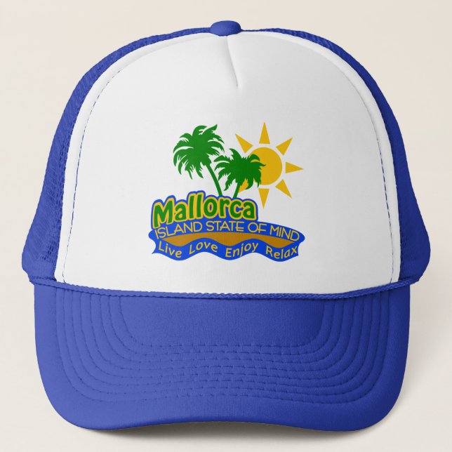 Mallorca State of Mind hat - choose colour (Front)