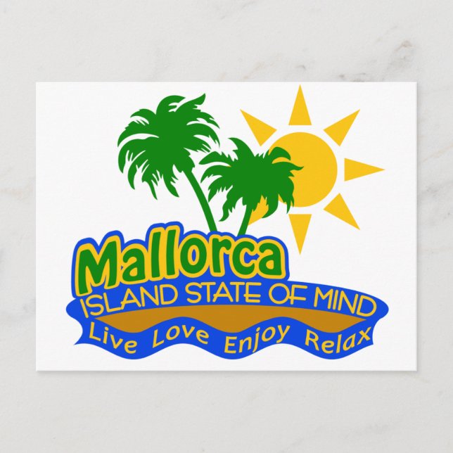 Mallorca State of Mind postcard (Front)