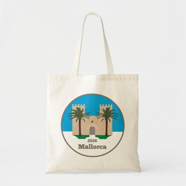 Mallorca Tote with logo for client Bag (Front)