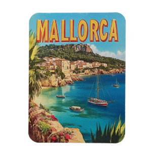 Mallorca vintage magnet