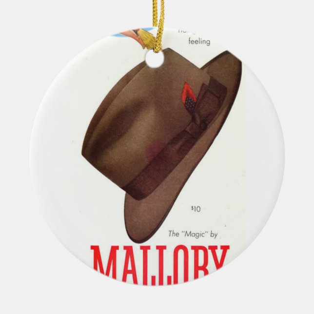 Mallory Magic Ceramic Tree Decoration (Front)