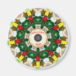 MALLORY ~ Personalised Christmas Lights ~ 2025 Magnet