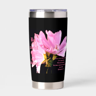 Mallow Bouquet Philippians 4:6 Insulated Tumbler