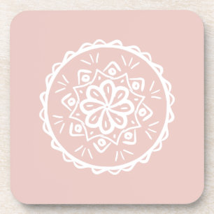 Mallow Mandala Coaster
