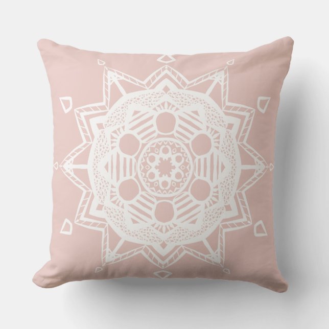 Mallow Mandala Cushion (Front)