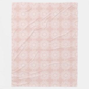 Mallow Mandala Fleece Blanket