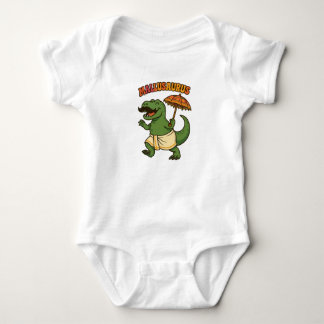 mallusaurus cute kerala baby Dino Bodysuit