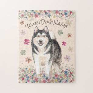 Mally Alaskan Malamute Dog Jigsaw Puzzle