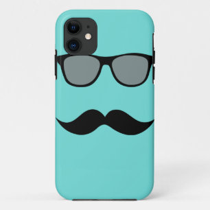 Mally Mac Sunglasses & Mustache iPhone Case