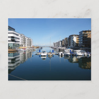 Malmo Marina Sweden Sunny Photo Postcard