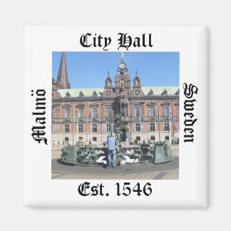 Malmö Sweden - City Hall Magnet