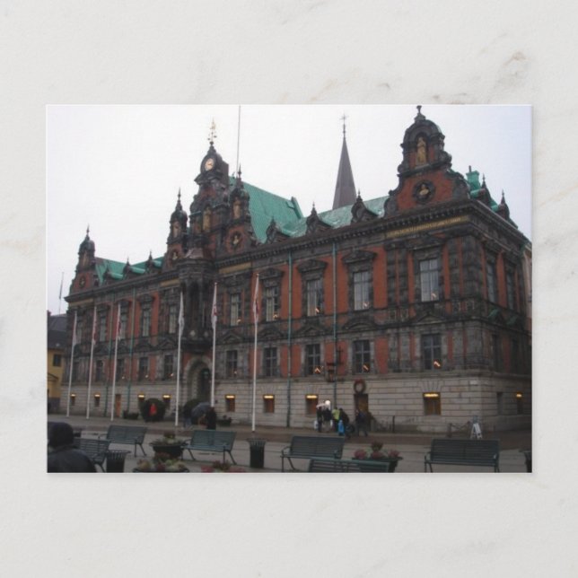 Malmö Sweden - City Hall Postcard (Front)