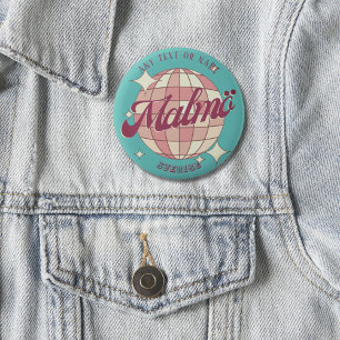 Malmö Sweden Sverige decoration accessory 6 Cm Round Badge