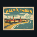Malmo Sweden the Modern Coastal Gem Postcard<br><div class="desc">Celebrate the vibrant charm of Malmö with this stylish postcard featuring the city's perfect mix of modern design and historic beauty. From the Turning Torso skyscraper to cosy old town streets and scenic coastal views, Malmö captures the spirit of contemporary Sweden with a welcoming heart. Ideal for travelers, collectors, or...</div>