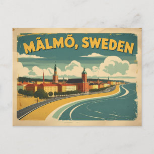 Malmo Sweden the Modern Coastal Gem Postcard