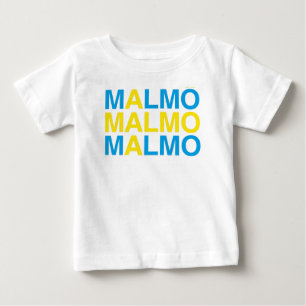 MALMO Swedish Flag Baby T-Shirt
