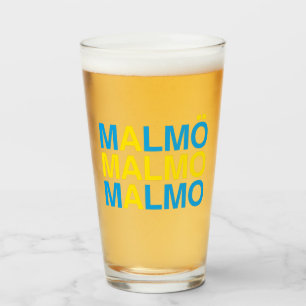 MALMO Swedish Flag Glass