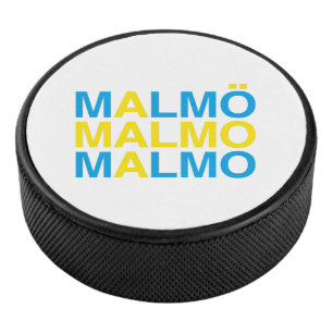 MALMO Swedish Flag Hockey Puck