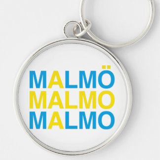 MALMO Swedish Flag Key Ring