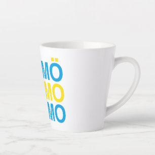 MALMO Swedish Flag Latte Mug