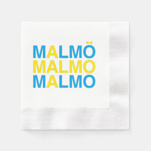 MALMO Swedish Flag Napkin