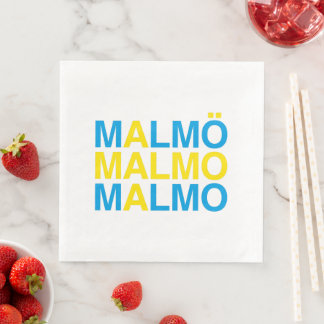 MALMO Swedish Flag Napkin