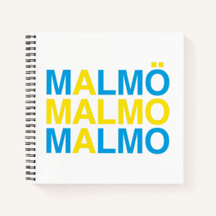 MALMO Swedish Flag Notebook