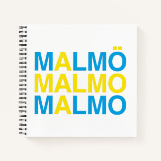 MALMO Swedish Flag Notebook