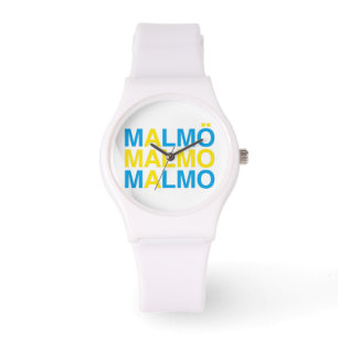 MALMO Swedish Flag Watch