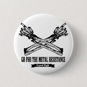 Maloik Bones (Black ver.) 6 Cm Round Badge