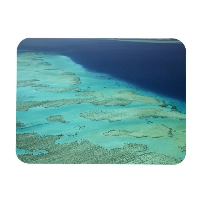 Malolo Barrier Reef off Malolo Island, Fiji Magnet (Horizontal)