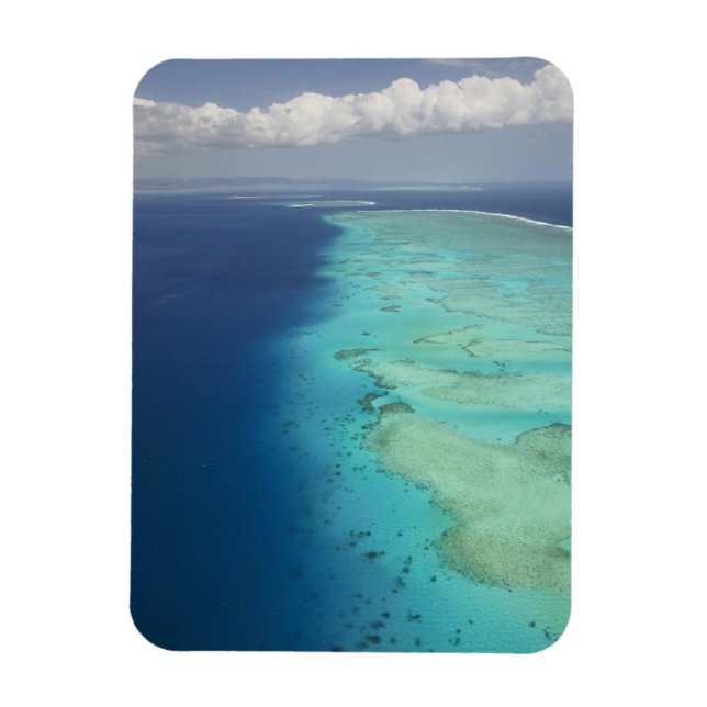 Malolo Barrier Reef off Malolo Island, Fiji Magnet (Vertical)