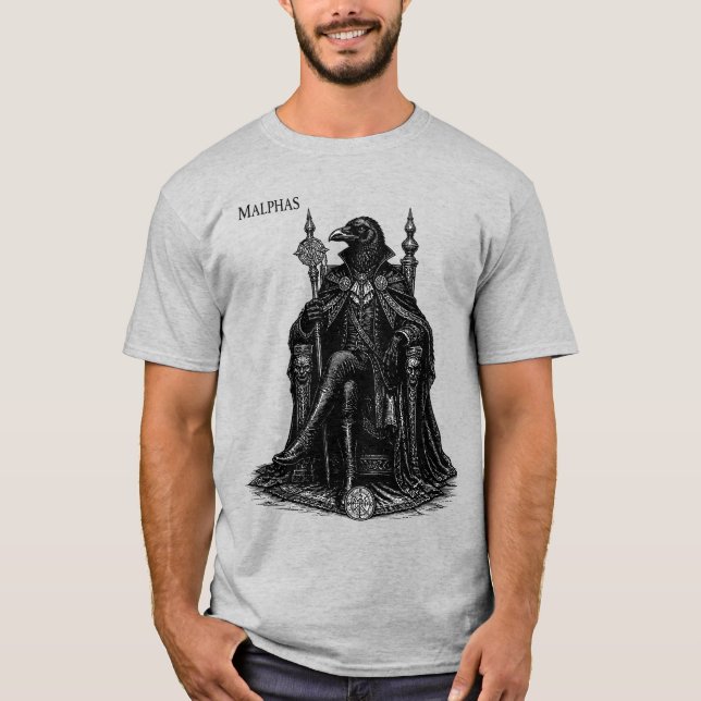 Malphas Crown of Black Wings T-Shirt (Front)