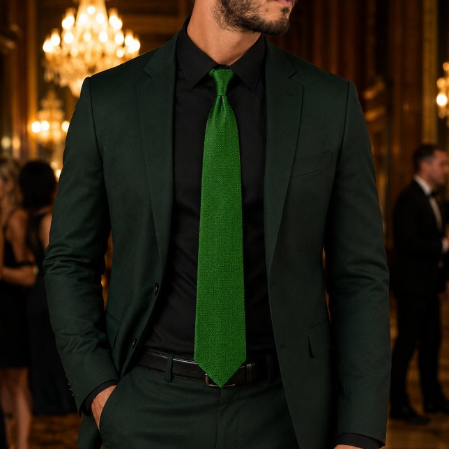 MALRIC – Emerald Green Micro Pattern Tie (Creator Uploaded)