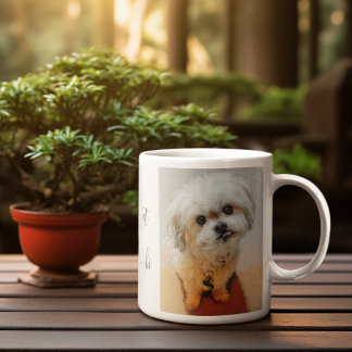 Malshi Dog With Text Coffee Mug