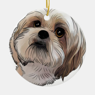 Malshi Mal-shi Ceramic Tree Decoration