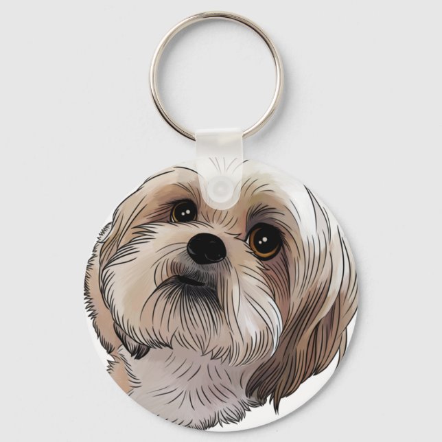 Malshi Mal-shi Key Ring (Front)