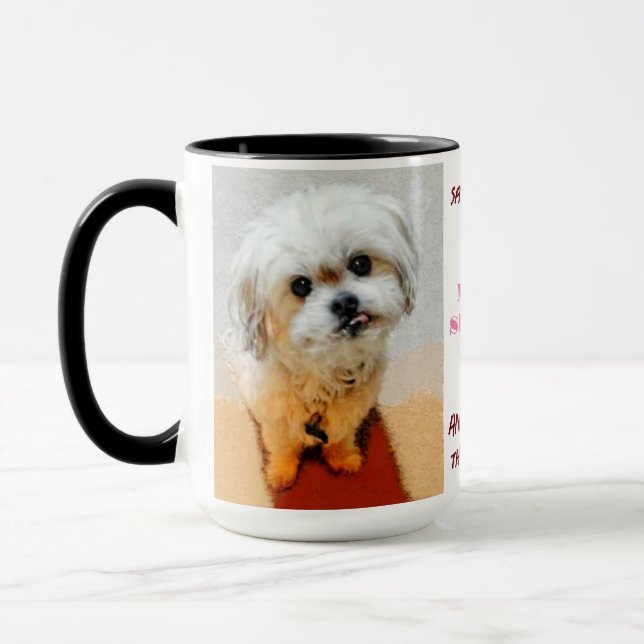 Malshi Say What You Will Two-Tone Mug (Left)