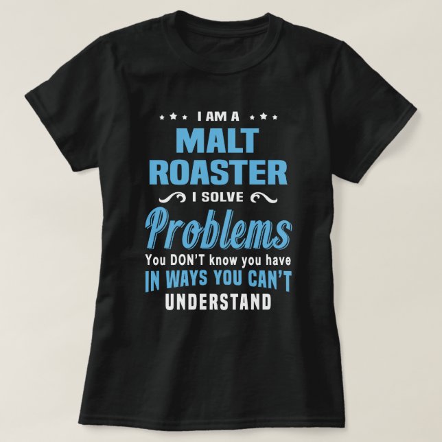 Malt Roaster T-Shirt (Design Front)
