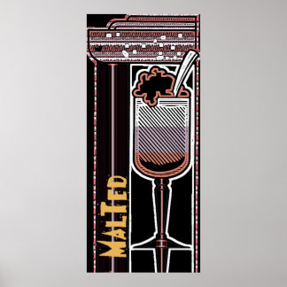 malt shop poster